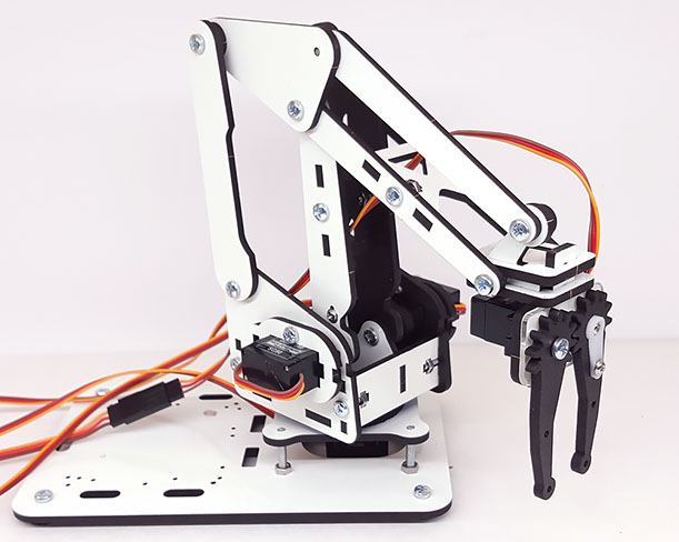 Sintron] Mini Industrial Robotic Arm Kit, Mechanic Arm & DIY Robot To –  Sintron Technology